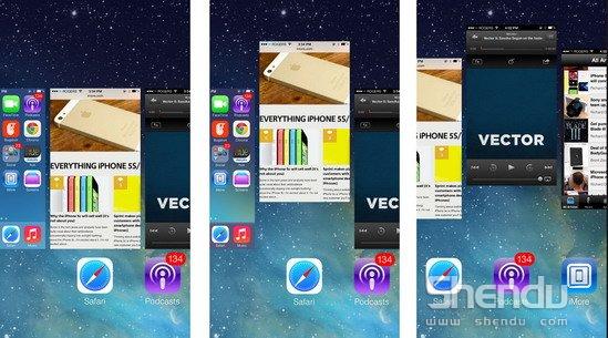 蘋果iOS 7系統(tǒng)五大手勢(shì)操作功能及秘制技巧